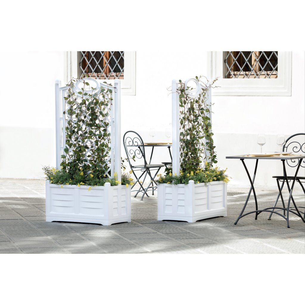 Bama Fioriera Separe flower box 80x42.5x150 cm white