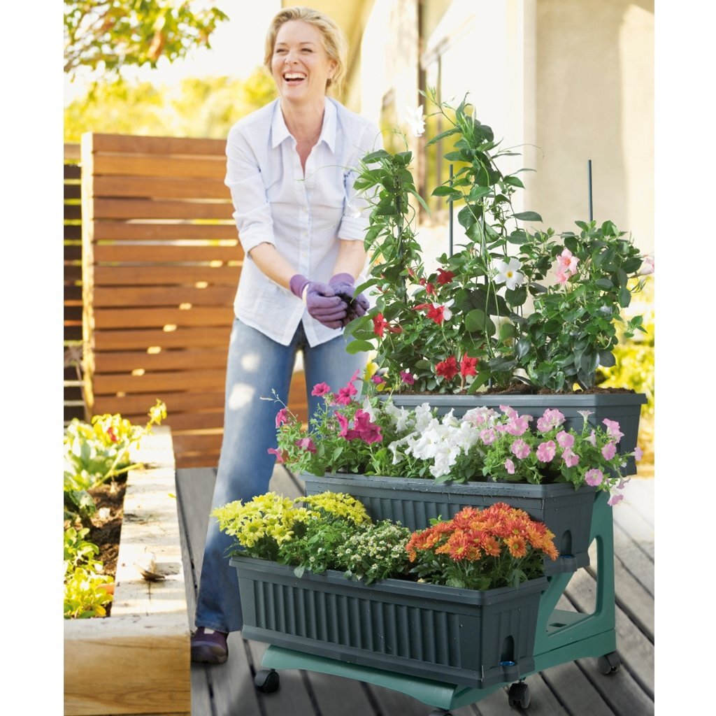 Bama Orto di Kit Planters 80x74x73 cm zelená