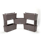 BAMA BRICK COUBERable Planters 75L 59x23x27 Cm 5 Anthracytowe elementy