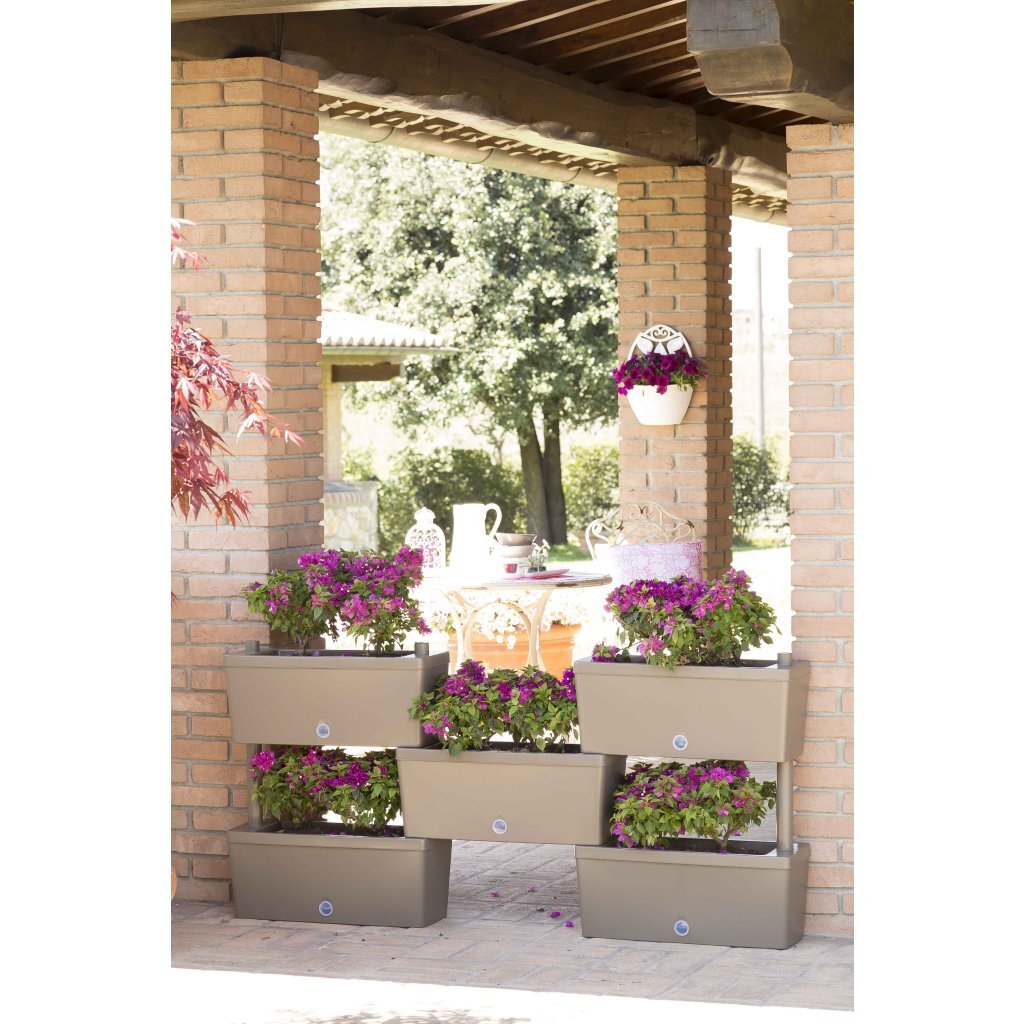 BAMA BRICK COUCBERABLE PLARTERS 75L 59x23x27 cm 5 pezzi Taupe