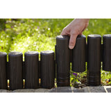 Bama Garden Modular Rand Imitation Wood 38,5x15 cm 6 kusů hnědé