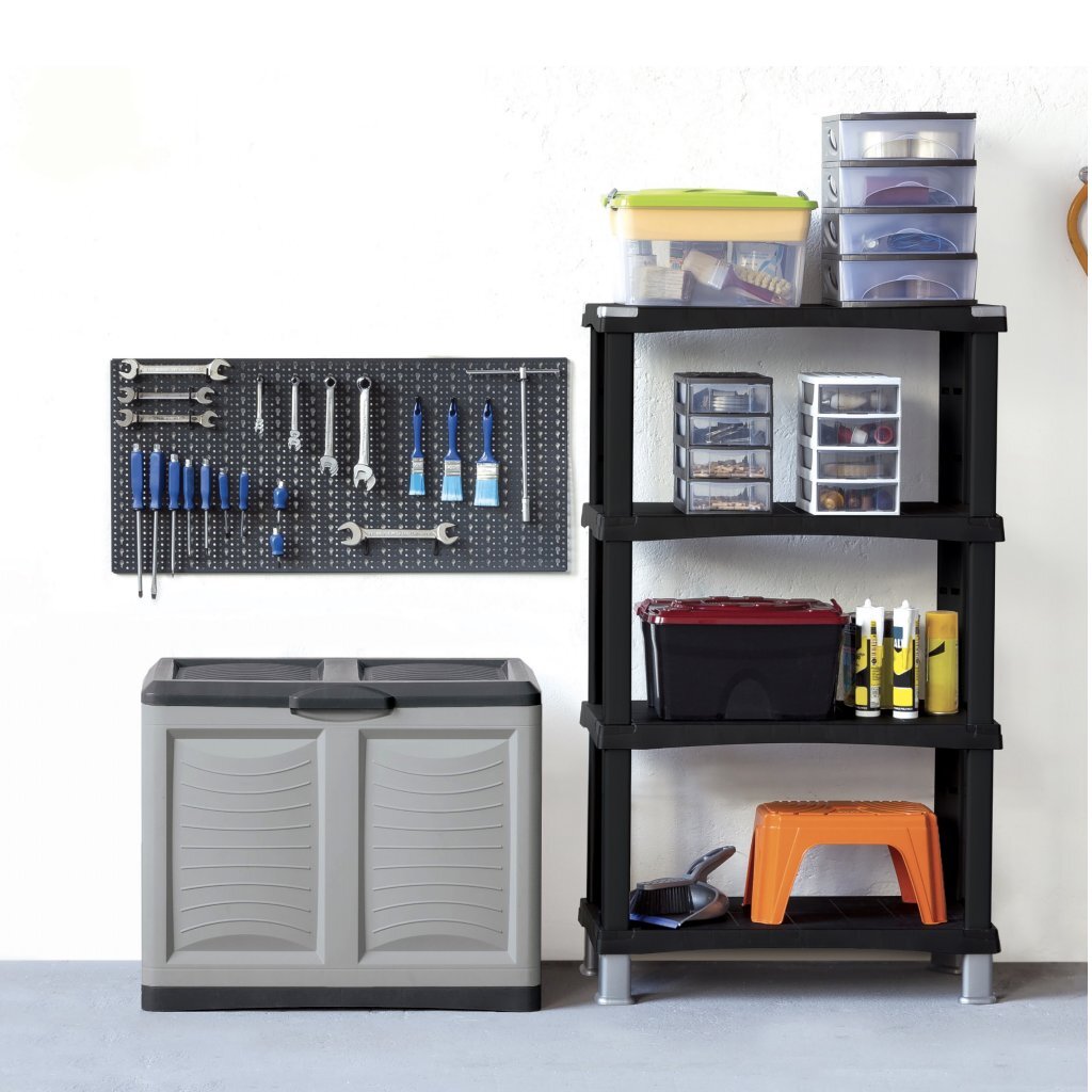 Bama Mettitutto Container 200l 78x45x64 cm Gray Anthracite