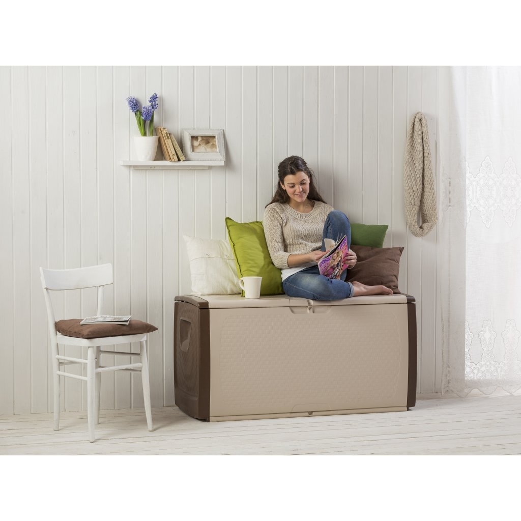 Bama Metetituto Container 350l 122x56x63 cm Bige Taupe