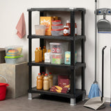 Bama Futuro Storage System 4 hylder 80x40x137 cm sort