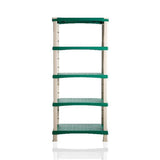 Bama Futuro shranjevalni sistem 5 polic 80x40x174 cm zelena
