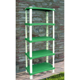 Bama Futuro shranjevalni sistem 5 polic 80x40x174 cm zelena