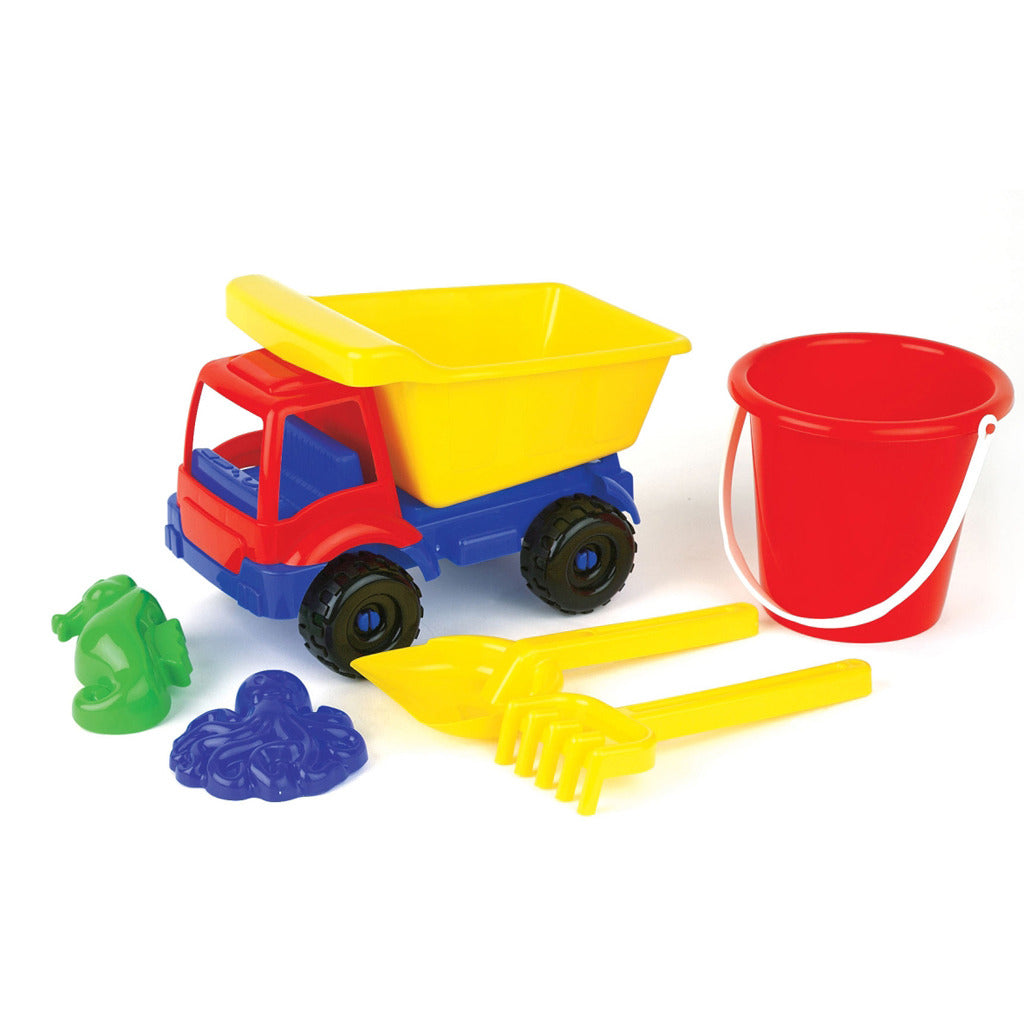 Basic kiepwagen met emmerset 6-delig