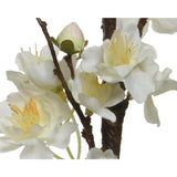 Decoris tekokukka kukka 106cm valkoinen