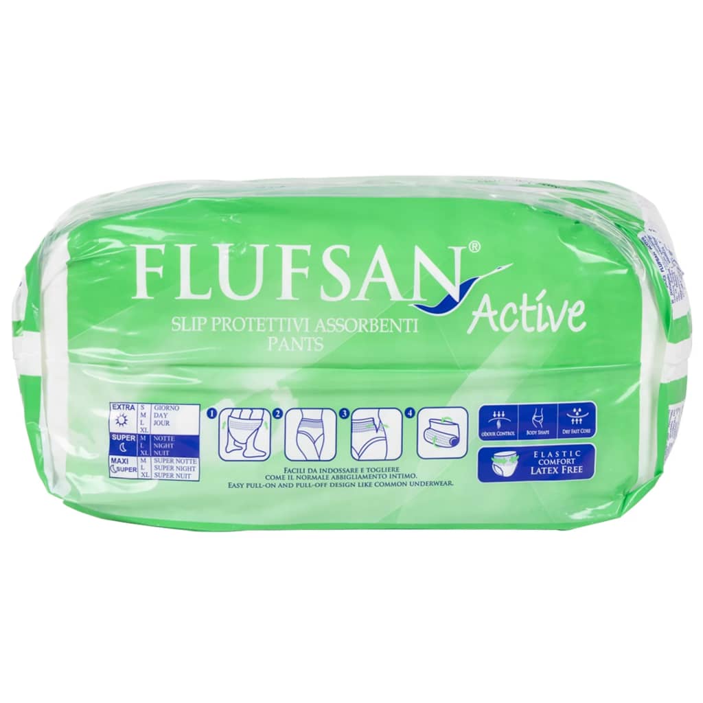 Vidaxl flufsan inkontinence kalhoty pro dospělé 14 kusů velikosti l