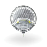 Headlight 606 E-bike 6-48 Volt Dark Chrome 15 Lux
