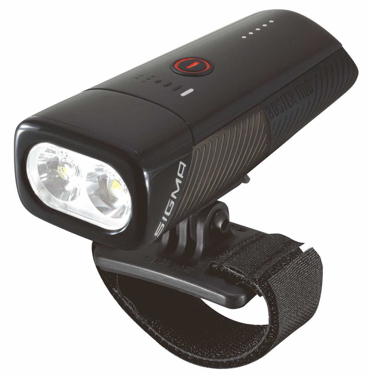 Sigma Highlight Buster 1100 gefouert Helmhouder -Ili Batterie USB