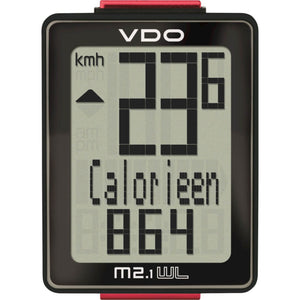 VDO Cycling Computer M2.1 WL Analog Black 10 Funções