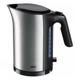 Braun wk5100bk kettle 1.7l 2200w stainless steel black