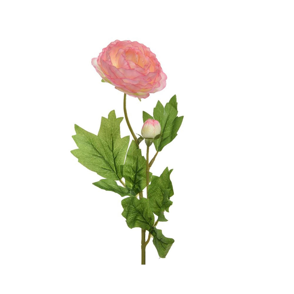 Decoris artificial ranunculus h57cm soft pink