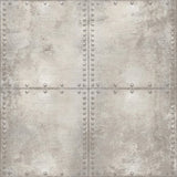 North Wall Wallpaper Urban Friends Coffee Concrete Blocks Gray and White