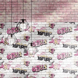 Noordwand nordwwand wallpaper urban Frënn Kaffi Zillen rosa a wäiss