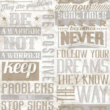 NOORDWAND NOORDWAND FAPE WALPPORT AMIS COFE COFFETS MOTS ET LETTRES MÉTALLIQUES ET BEIGE