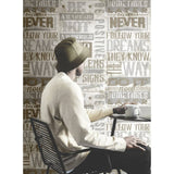 NOORDWAND NOORDWAND FAPE WALPPORT AMIS COFE COFFETS MOTS ET LETTRES MÉTALLIQUES ET BEIGE