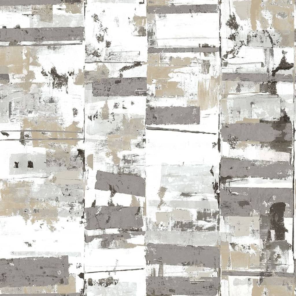 Noordwand Normwand Wallpaper Frënn Kaffi Industriell weathered metallesche Beiige