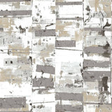 Noordwand Normwand Wallpaper Frënn Kaffi Industriell weathered metallesche Beiige