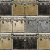 Noordwand Noordwand Wallpaper Friends Coffee Cajas y cerraduras metálicas y beige