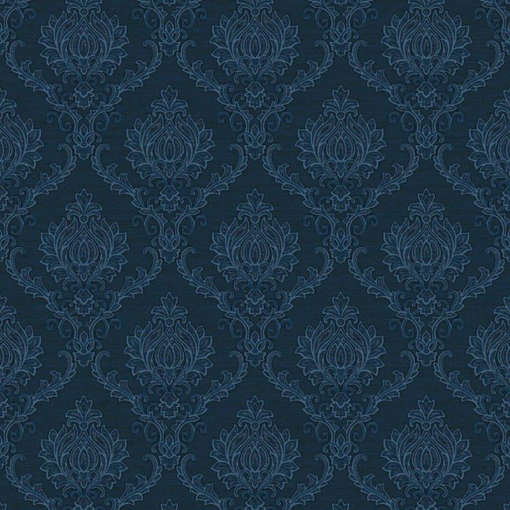 Noordwand Noordwand Wallpaper Topchic Ornaments Navy Blue