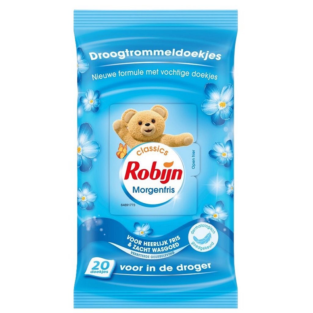 Robijn tørreplader 20 stk morgenfriske | 3 stk