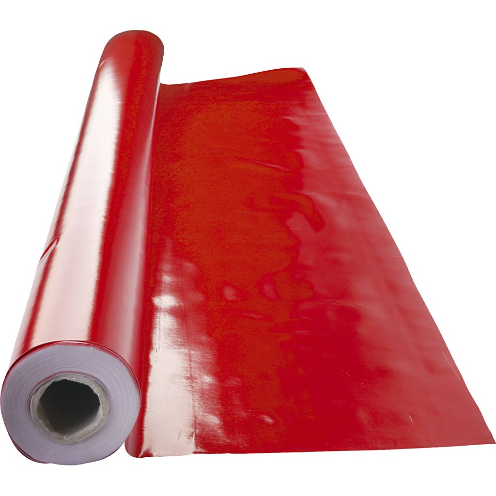 Washcloth, w: 140 cm, red, 20 m 1 roll