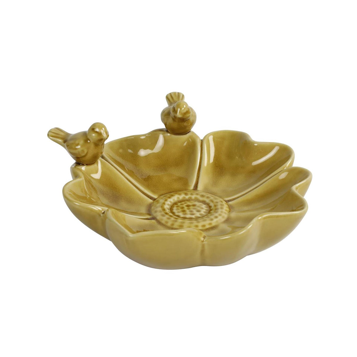 Countryfield vogelbad geel 26x25x10,5cm