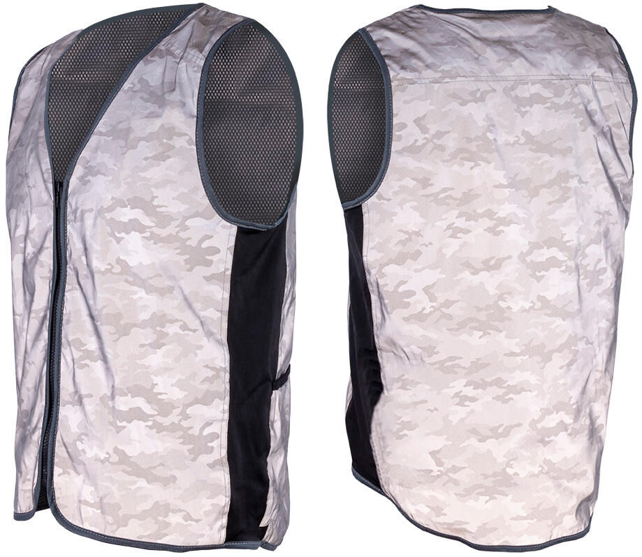 Wowow reflecterende veiligheidsvest titanium