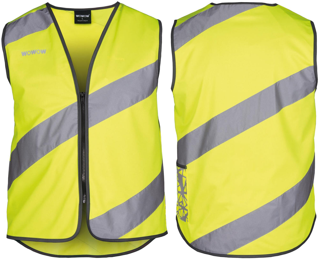 Wowow reflecterende veiligheidsvest roadie reflex vest roadie xl yellow