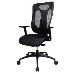Operator chair Topstar Soft Pro 110 black mesh
