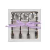 Decoris pastry fork set 4-piece stainless steel