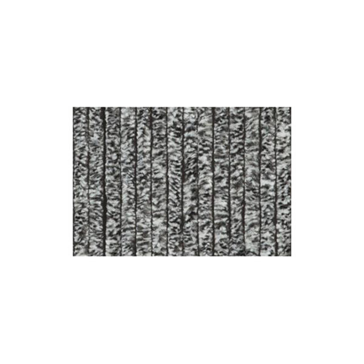 Wicotex kattenstaartgordijn 90x220 zwart wit gri