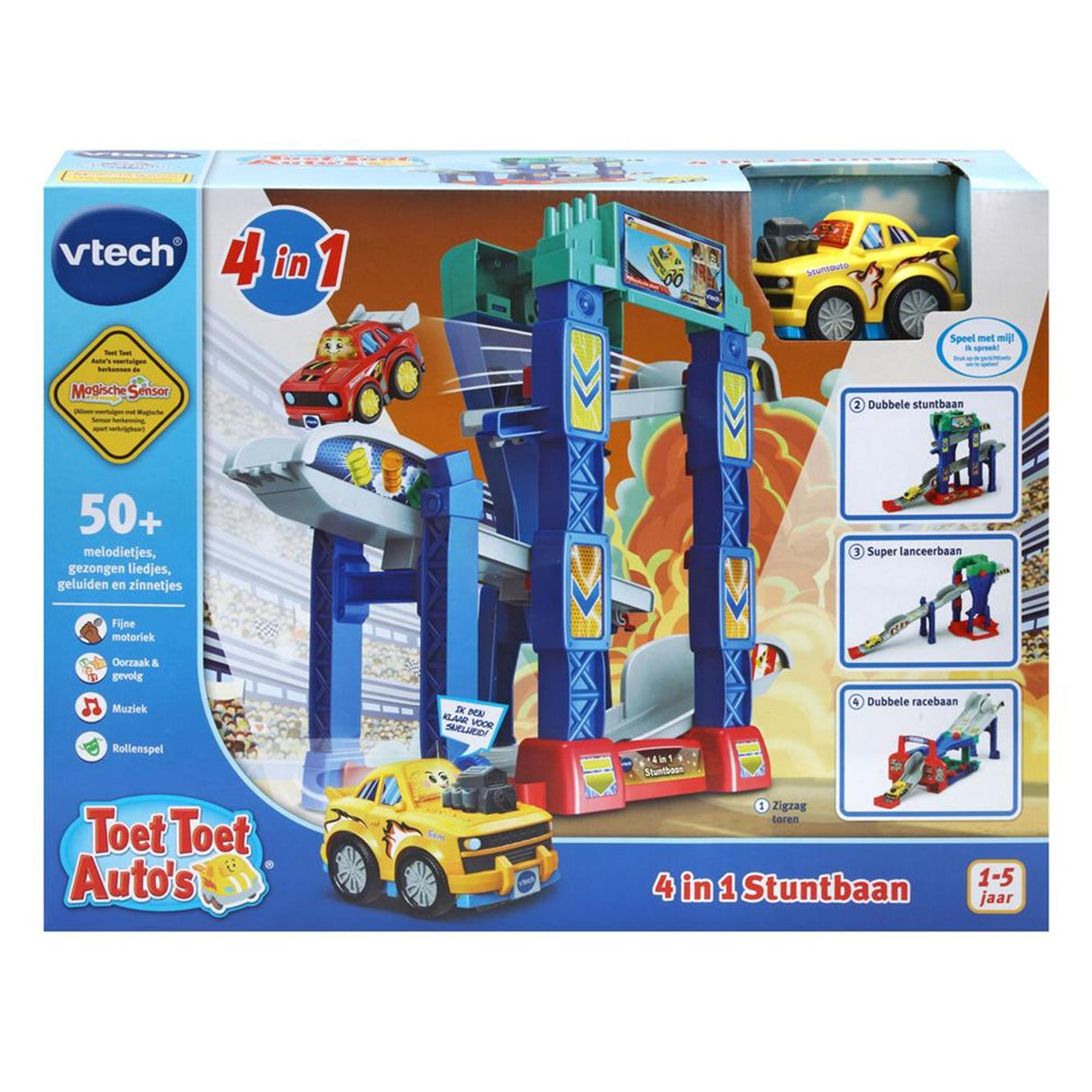 VTech Toet Toet Cars - 4-in-1 Stunt Track