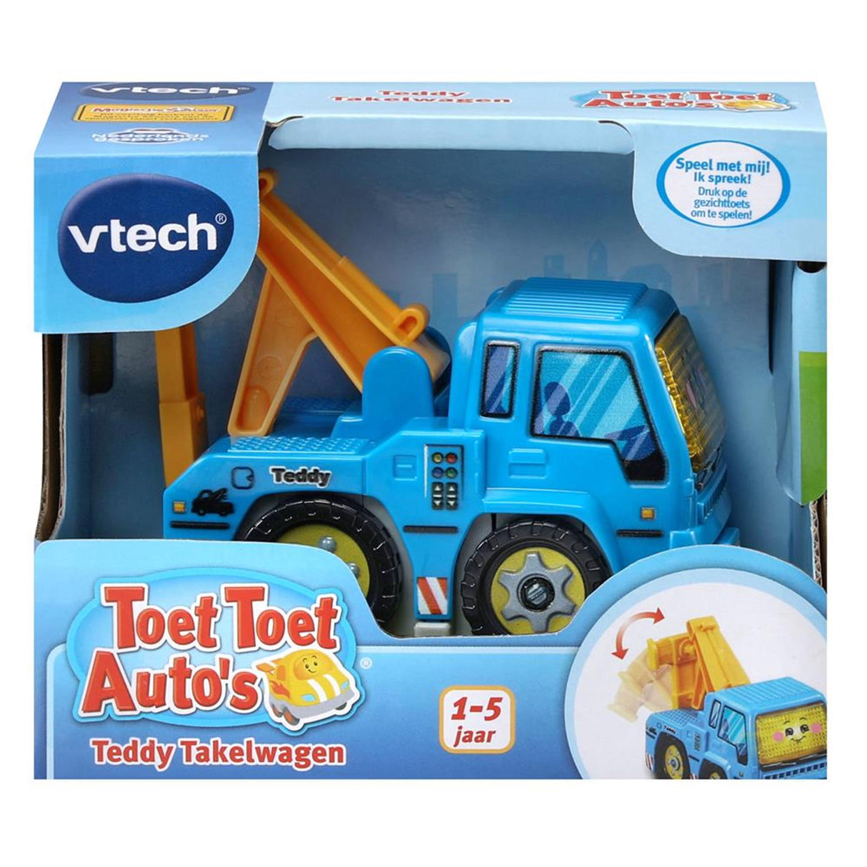 VTech Toet toet Auto's Teddy Takelwagen
