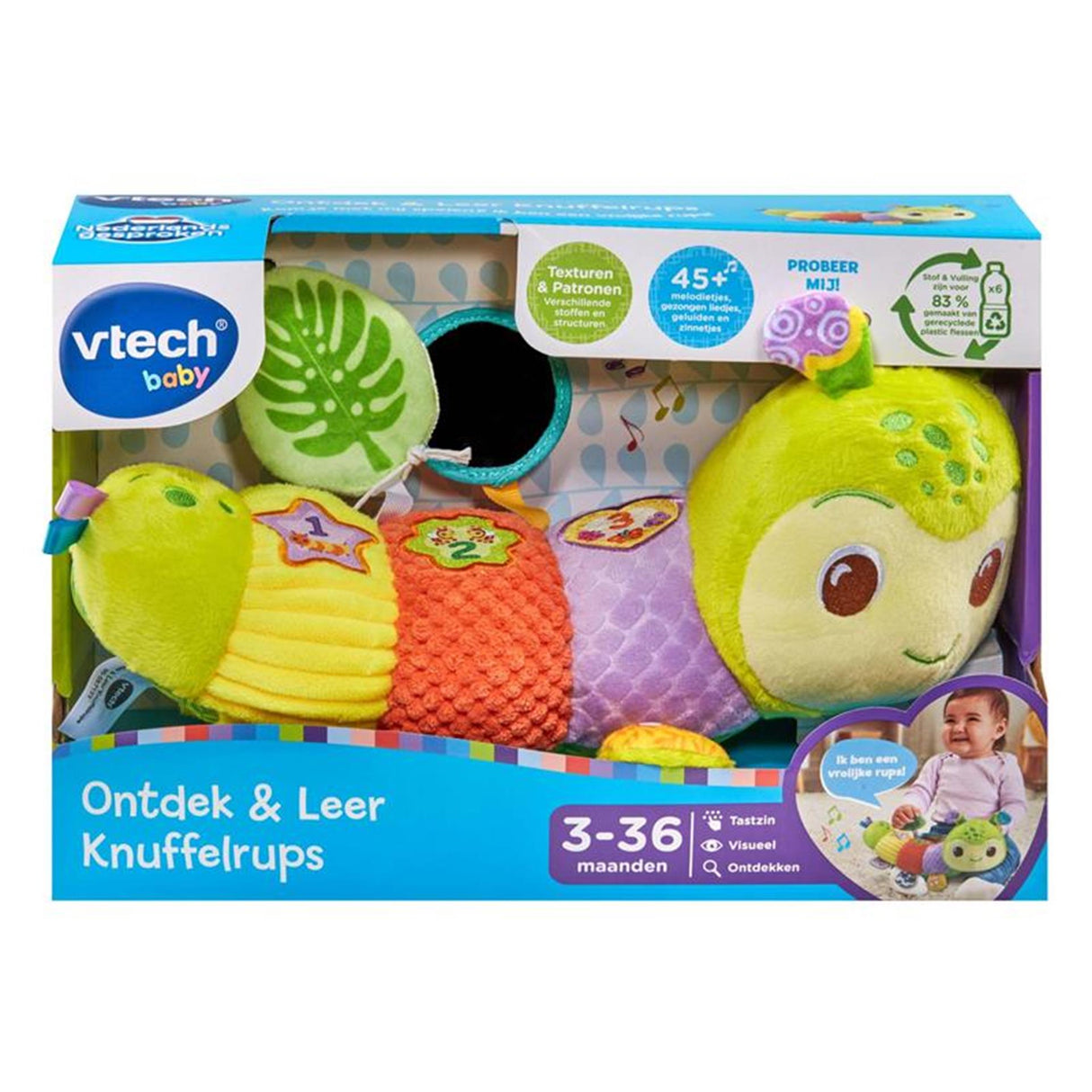 Vtech ontdek leer knuffelrups