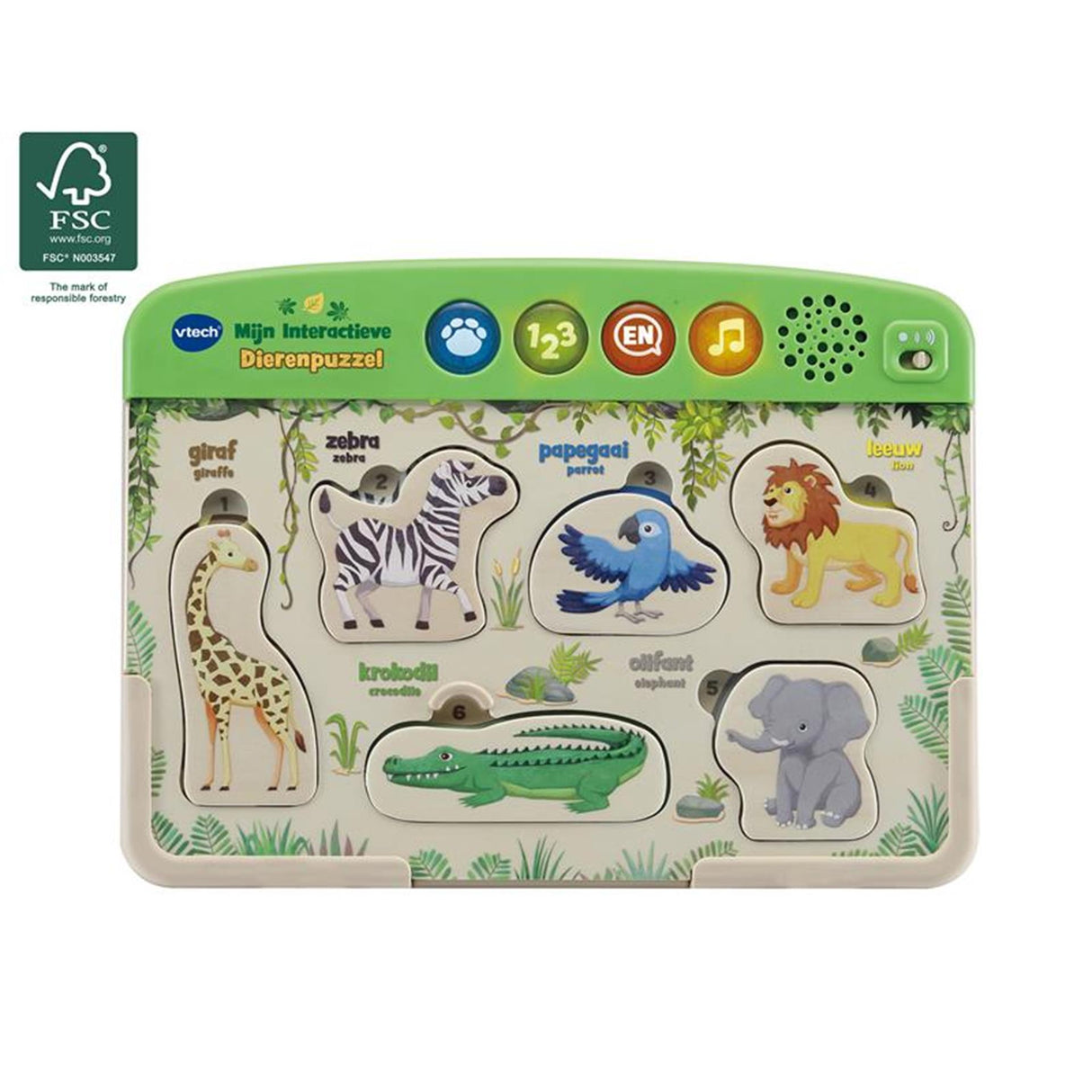 VTech Mijn Interactieve Dierenpuzzel