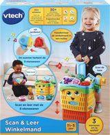 VTech Winkelmand Scan Leer 19 x 32 x 29 cm geel 13-delig