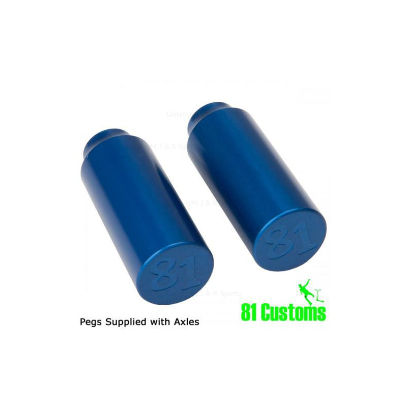 81 custom pegs pair - blue