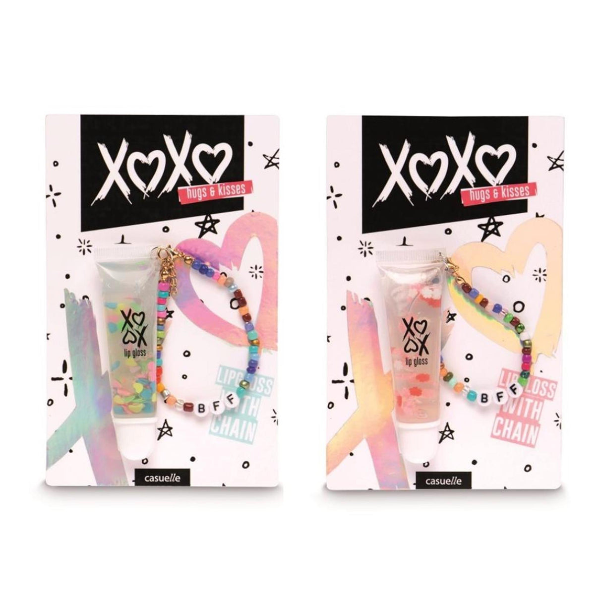 Lesk na rty Casuelle xoxo s náramkem