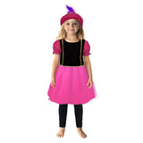 Pietenjurk roze paars 110-116 cm