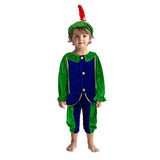 Pietenpak groen blauw 98-104 cm