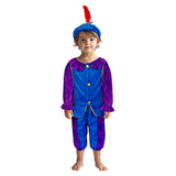 Pietenpak paars blauw 110-116 cm