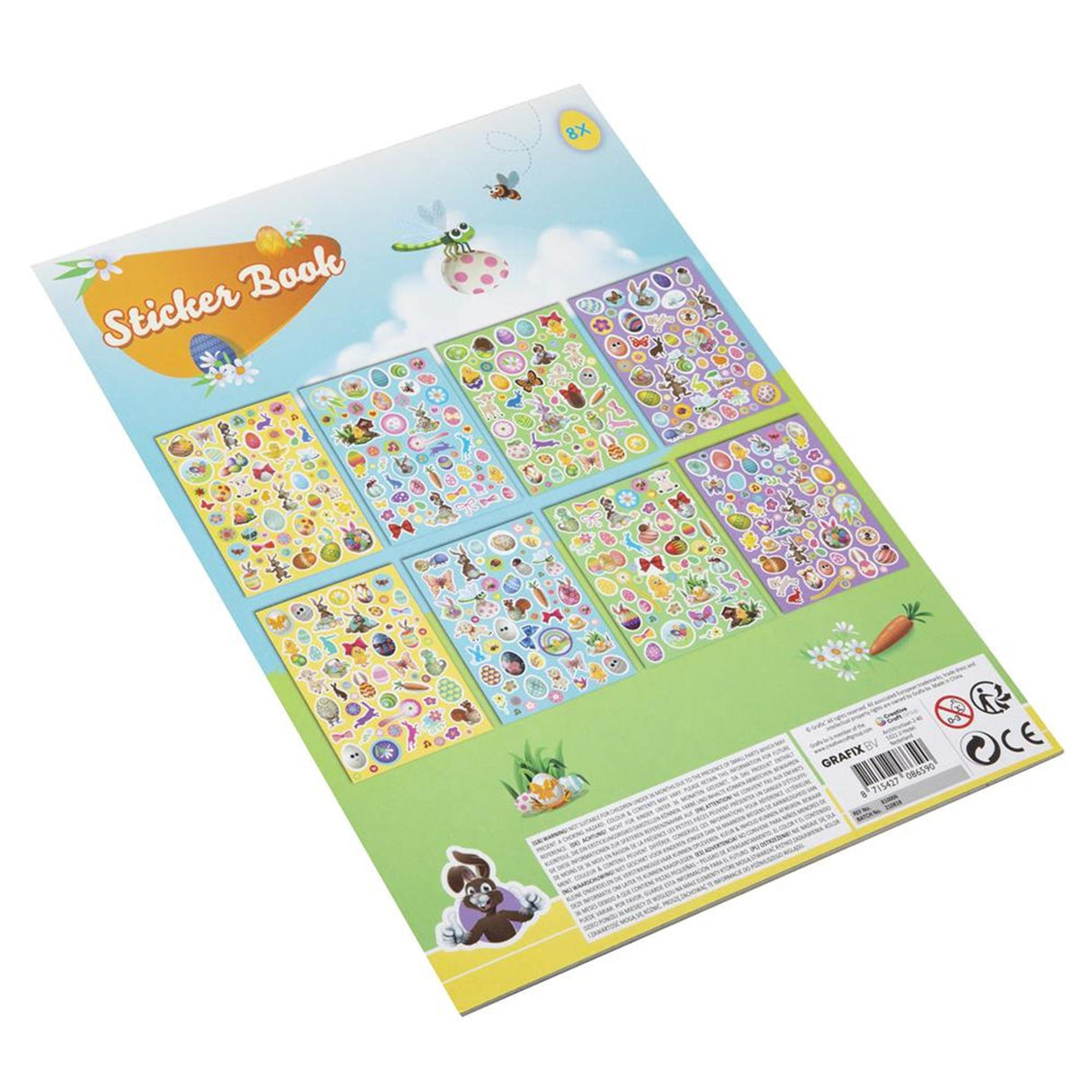 Grafix Stickerboek Easter A4