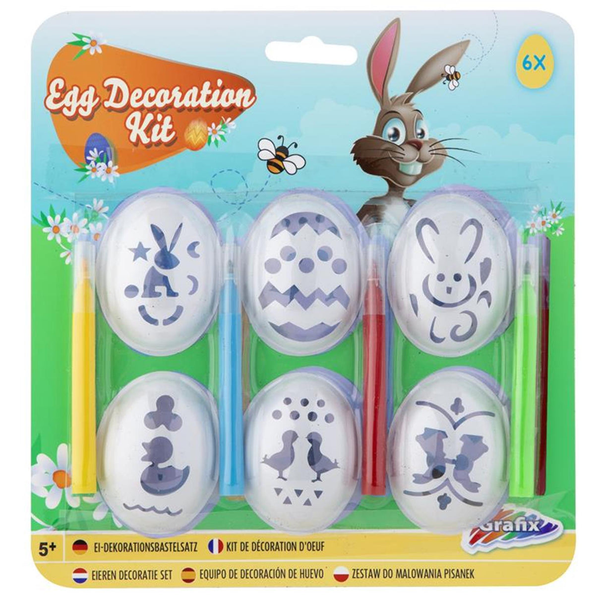 Grafix egg decoration set