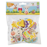 Grafix Foam Stickers påske, 30 stk.