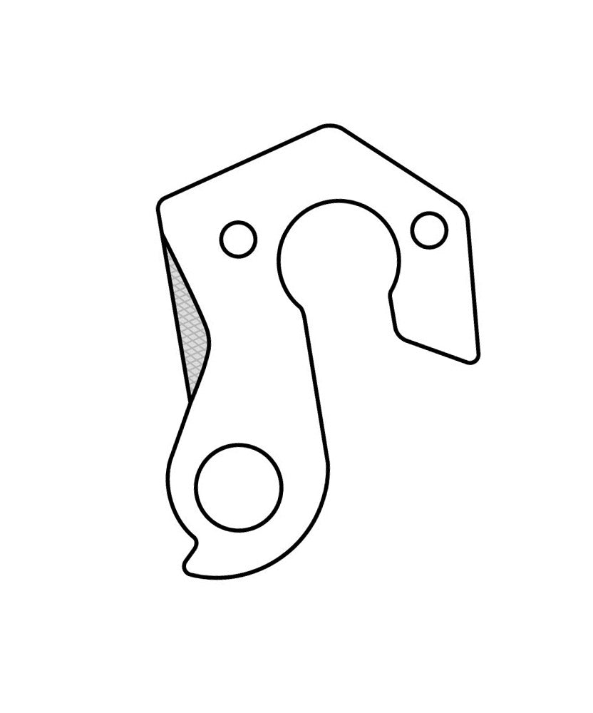 Union Derailleurpad GH-063 with screw set M4X0.7