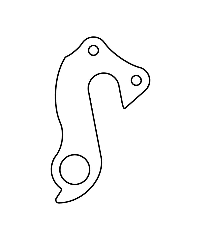 Union Derailleurpad GH-072 se šroubovou sadou M4X0.7