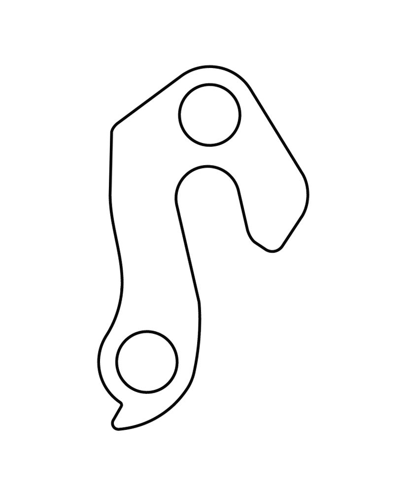 Union Derailleurpad GH-078 con ajuste de tornillo M8X0.75